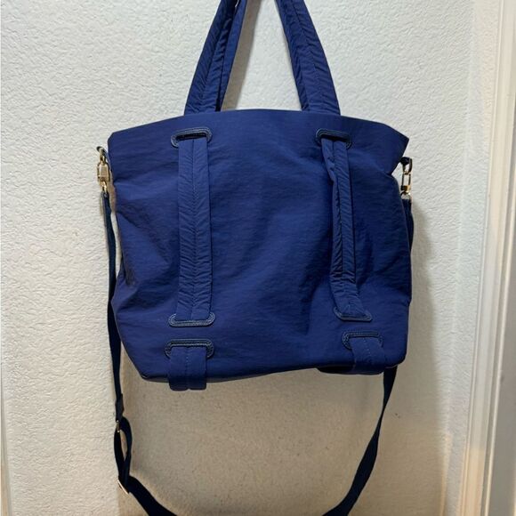 Laundry By Shelli Segal Tote blue bag zip top - Picture 3 of 10